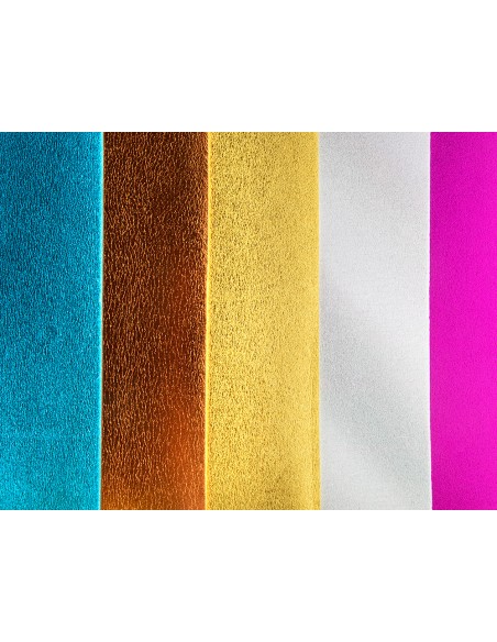 Goma eva liderpapel 50x70 cm espesor 2 mm metalizada oro
