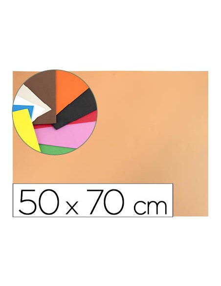 Goma eva liderpapel 50x70cm 60g m2 espesor 15mm piel