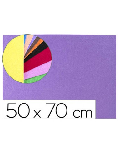 Goma eva liderpapel 50x70cm 60g m2 espesor 2mm textura toalla lila