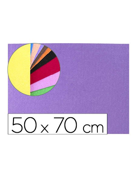 Goma eva liderpapel 50x70cm 60g m2 espesor 2mm textura toalla lila