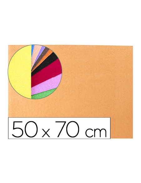 Goma eva liderpapel 50x70cm 60g m2 espesor 2mm textura toalla carne