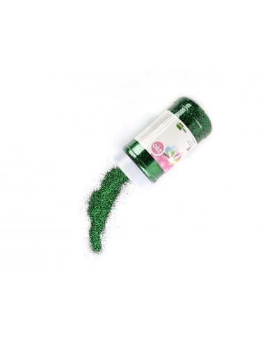 Purpurina liderpapel fantasia color verde metalizado bote de 250 gr