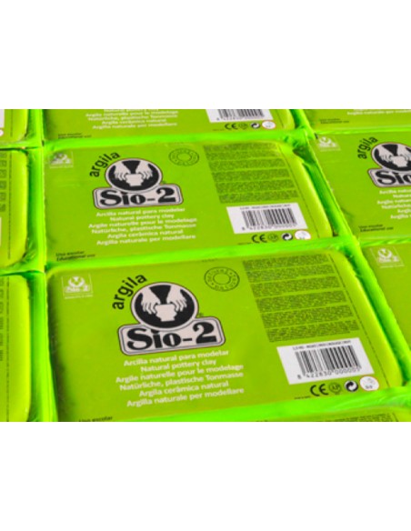 Arcilla argila sio 2 color blanco paquete de 15 kg