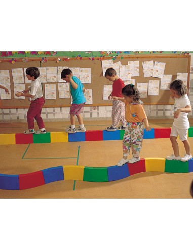 Pasillo amaya para equilibrio acoplable semicircular curvo longitud 30cm caja de 10 unidades