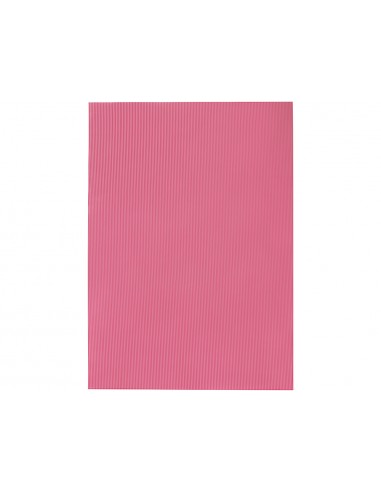 Goma eva ondulada liderpapel 50x70cm 22mm de espesor rosa