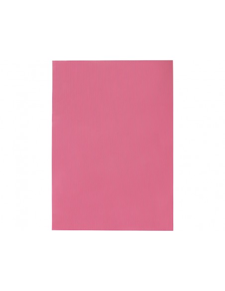 Goma eva ondulada liderpapel 50x70cm 22mm de espesor rosa