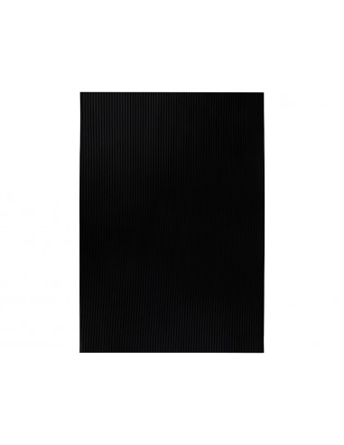 Goma eva ondulada liderpapel 50x70cm 22mm de espesor negro