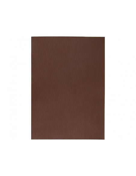 Goma eva ondulada liderpapel 50x70cm 22mm de espesor marron