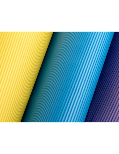 Goma eva ondulada liderpapel 50x70cm 22mm de espesor marron