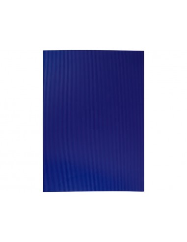 Goma eva ondulada liderpapel 50x70cm 22mm de espesor azul oscuro