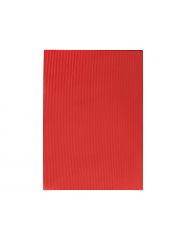 Goma eva ondulada liderpapel 50x70cm 22mm de espesor rojo