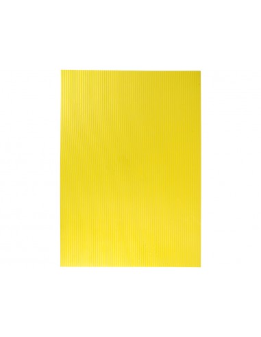 Goma eva ondulada liderpapel 50x70cm 22mm de espesor amarillo