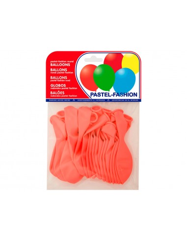 Globos pastel rosa bolsa de 20 unidades