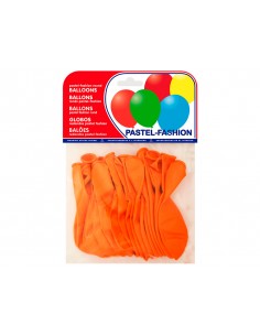 Globos pastel naranja bolsa de 20 unidades