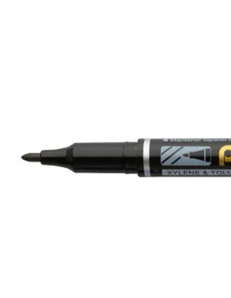 Marcador pentel permanente nm470 ponta grossa de 24 mm cor preto