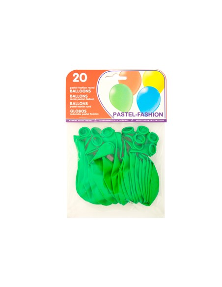Globos verde pistacho bolsa de 20 unidades