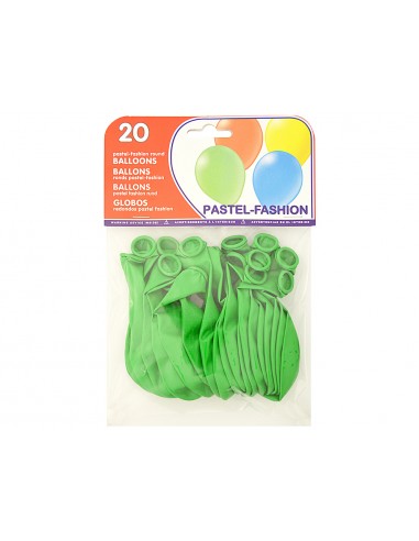 Globos verde pistacho bolsa de 20 unidades