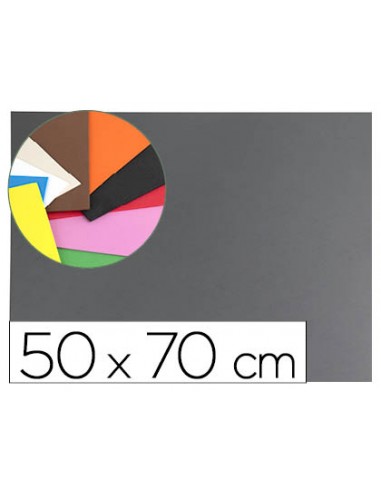 Goma eva liderpapel 50x70cm 60g m2 espesor 15mm gris