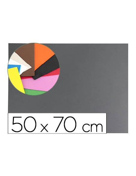 Goma eva liderpapel 50x70cm 60g m2 espesor 15mm gris