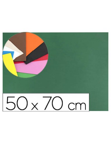 Goma eva liderpapel 50x70cm 60g m2 espesor 15mm verde oscuro