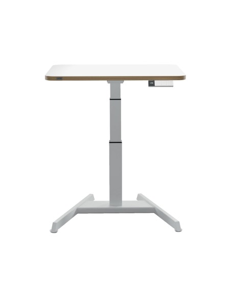 Mesa leitz ergo regulable en altura electricamente tablero 80x60 cm con usb c y usb 5v color blanco Mesa leitz ergo regulable en altura electricamente tablero 80x60 cm con usb c y usb 5v color blanco
