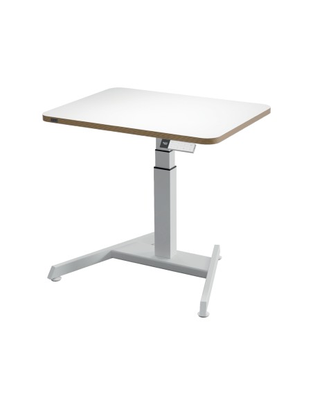 Mesa leitz ergo regulable en altura electricamente tablero 80x60 cm con usb c y usb 5v color blanco Mesa leitz ergo regulable en altura electricamente tablero 80x60 cm con usb c y usb 5v color blanco