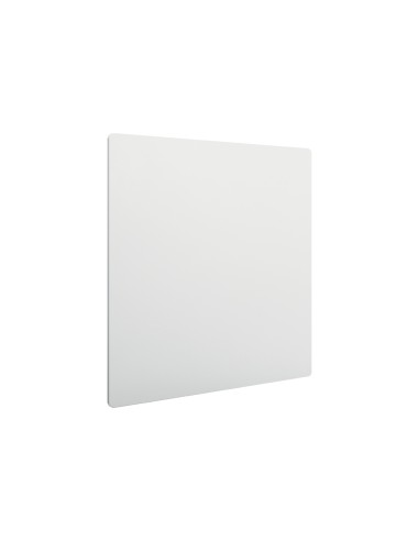 Pizarra blanca nobo modular sin marco acero magnetica 450x450 mm