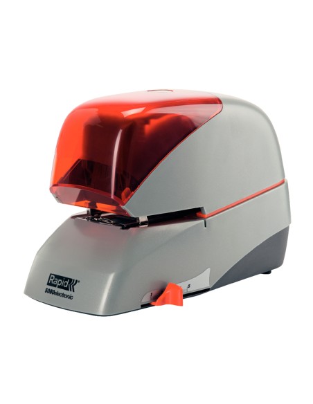 Grapadora rapid 5080e electrica blanco negro capacidad 80 hojas usa grapas casete 5080 Grapadora rapid 5080e electrica blanco negro capacidad 80 hojas usa grapas casete 5080