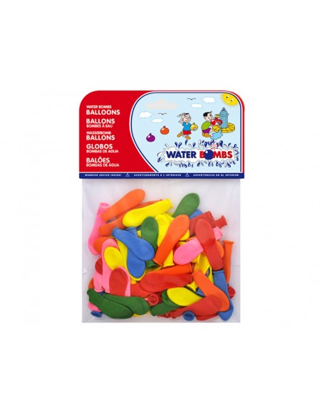 Globos de agua bolsa de 100 unidades