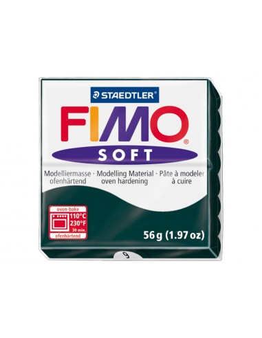 Pasta staedtler fimo soft 57 gr color negro