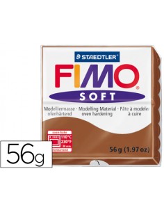 Pasta staedtler fimo soft 57 gr color caramelo