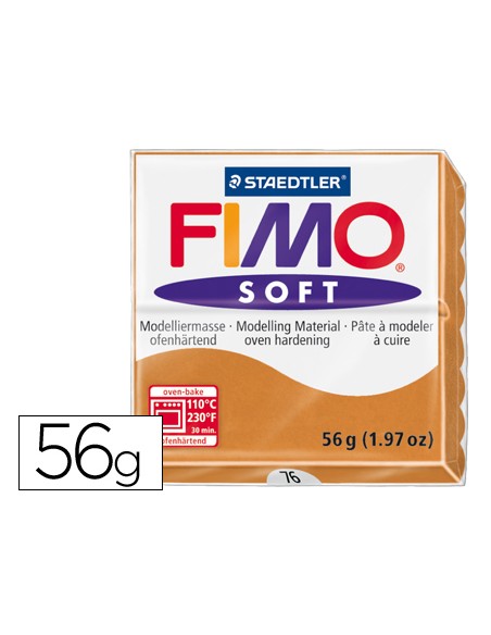 Pasta staedtler fimo soft 57 gr color cognac