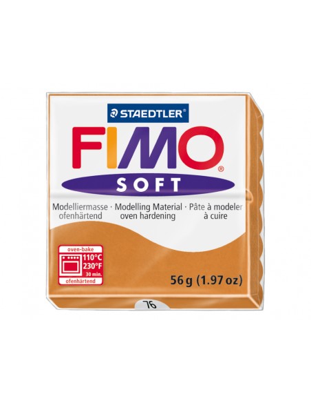Pasta staedtler fimo soft 57 gr color cognac