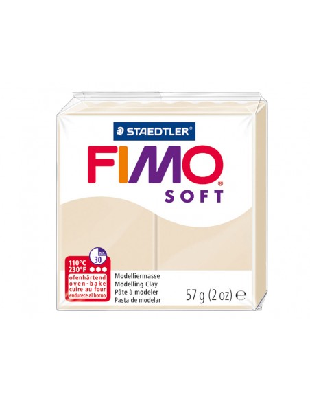 Pasta staedtler fimo soft 57 gr color tierra