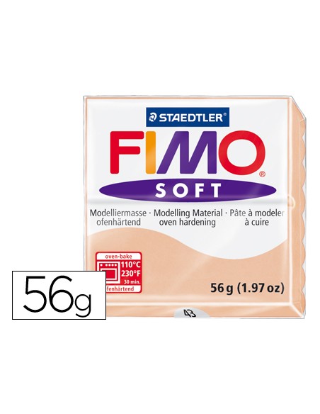 Pasta staedtler fimo soft 57 gr color carne