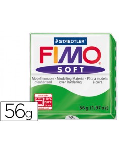 Pasta staedtler fimo soft 57 gr color verde tropical