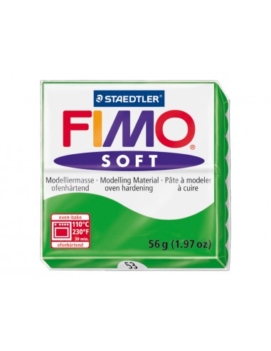 Pasta staedtler fimo soft 57 gr color verde tropical