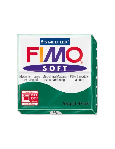 Pasta staedtler fimo soft 57 gr color verde esmeralda