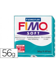 Pasta staedtler fimo soft 57 gr color verde menta
