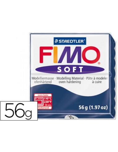 Pasta staedtler fimo soft 57 gr color azul windsor