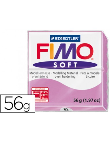 Pasta staedtler fimo soft 57 gr color violeta claro