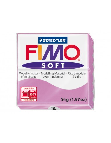 Pasta staedtler fimo soft 57 gr color violeta claro
