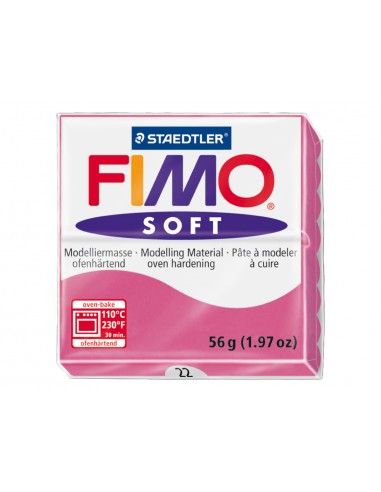 Pasta staedtler fimo soft 57 gr color frambuesa