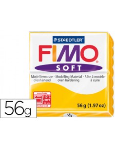 Pasta staedtler fimo soft 57 gr color amarillo