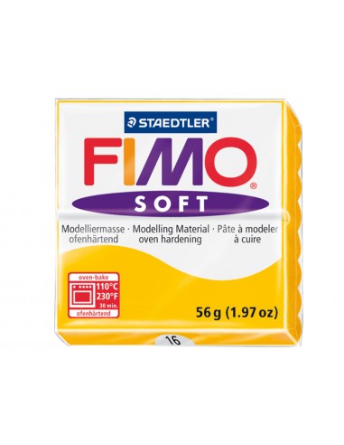Pasta staedtler fimo soft 57 gr color amarillo