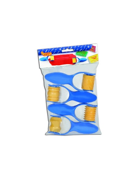 Rodillo jovi para marcar y modelar pasta bolsa de 4 unidades surtidas Rodillo jovi para marcar y modelar pasta bolsa de 4 unidades surtidas