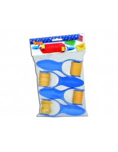 Rodillo jovi para marcar y modelar pasta bolsa de 4 unidades surtidas