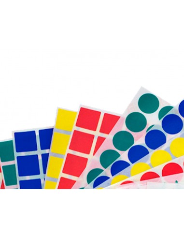 Gomets figuras geometricas 994 bolsa con 12 hojas