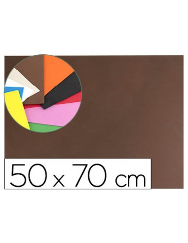 Goma eva liderpapel 50x70cm 60g m2 espesor 15mm marron