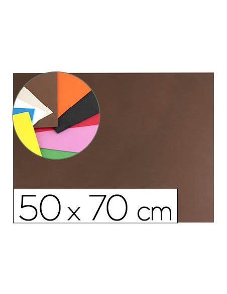 Goma eva liderpapel 50x70cm 60g m2 espesor 15mm marron